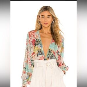 HEMANT & NANDITA Floral Multicolor Top